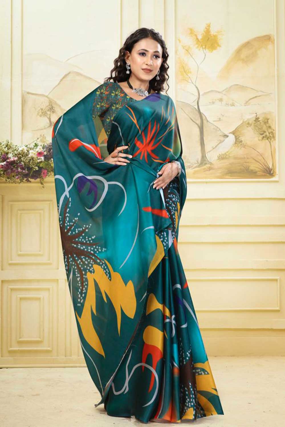 Bhavika  | Hydrophobic | Water Repellent Stain Free Saree