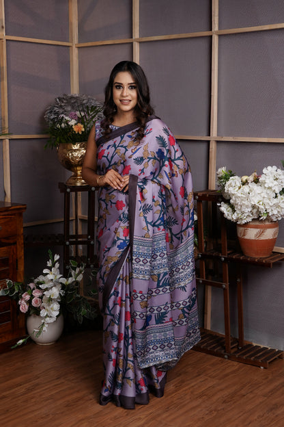 Devanshi| Satin Georgette Saree