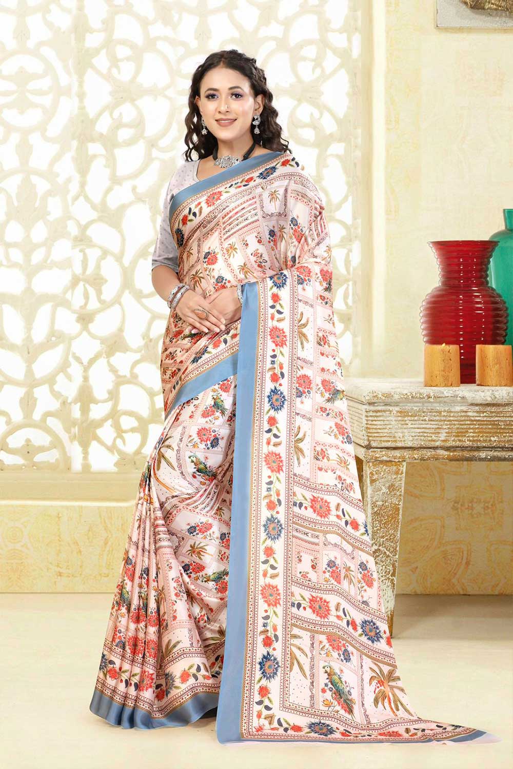 Varnika  | Hydrophobic | Water Repellent Stain Free Saree