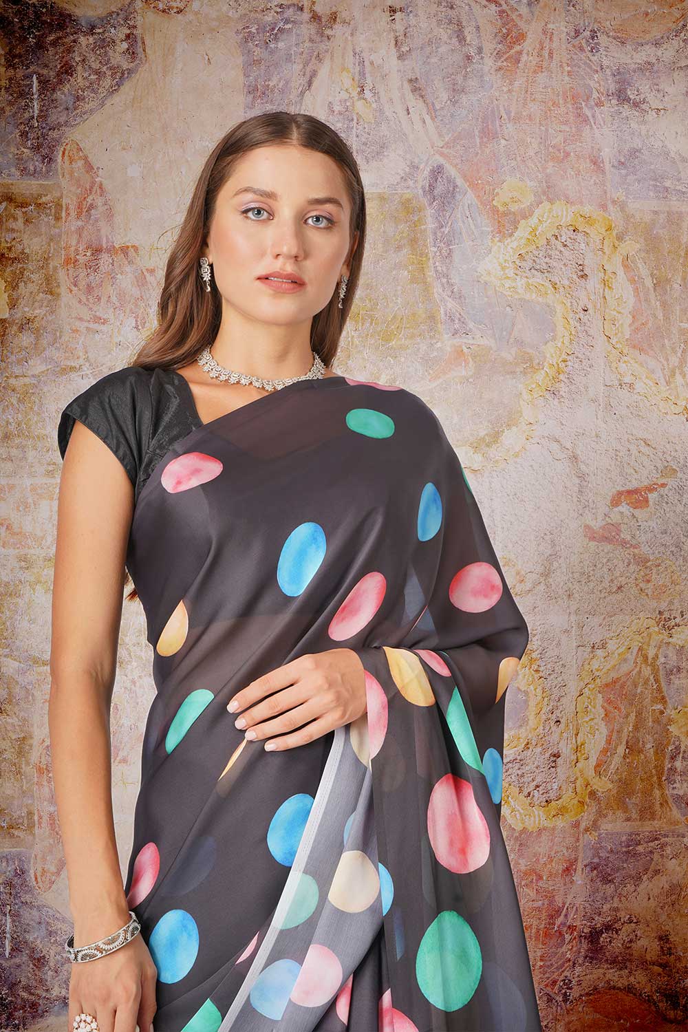 Ira  | Satin Georgette