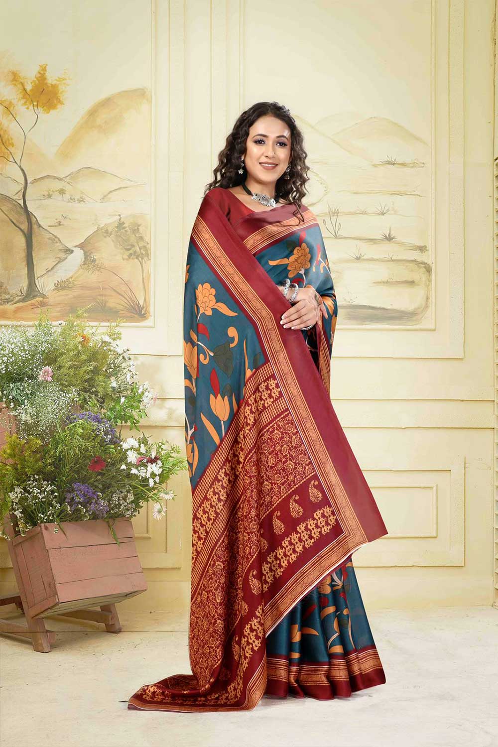 Tarangini  | Hydrophobic | Water Repellent Stain Free Saree