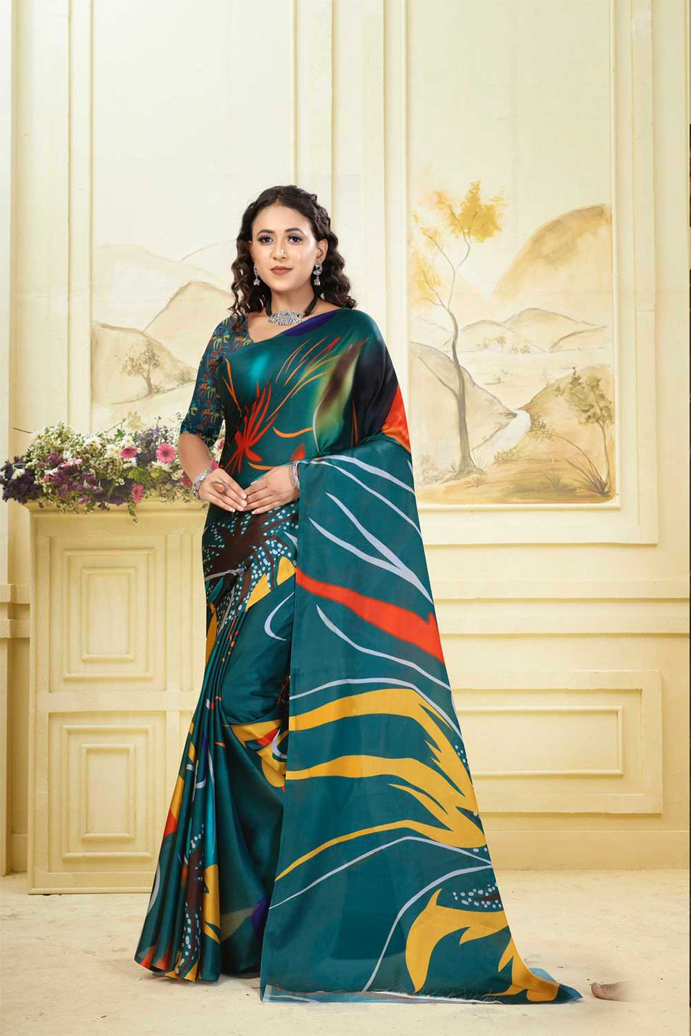 Bhavika  | Hydrophobic | Water Repellent Stain Free Saree