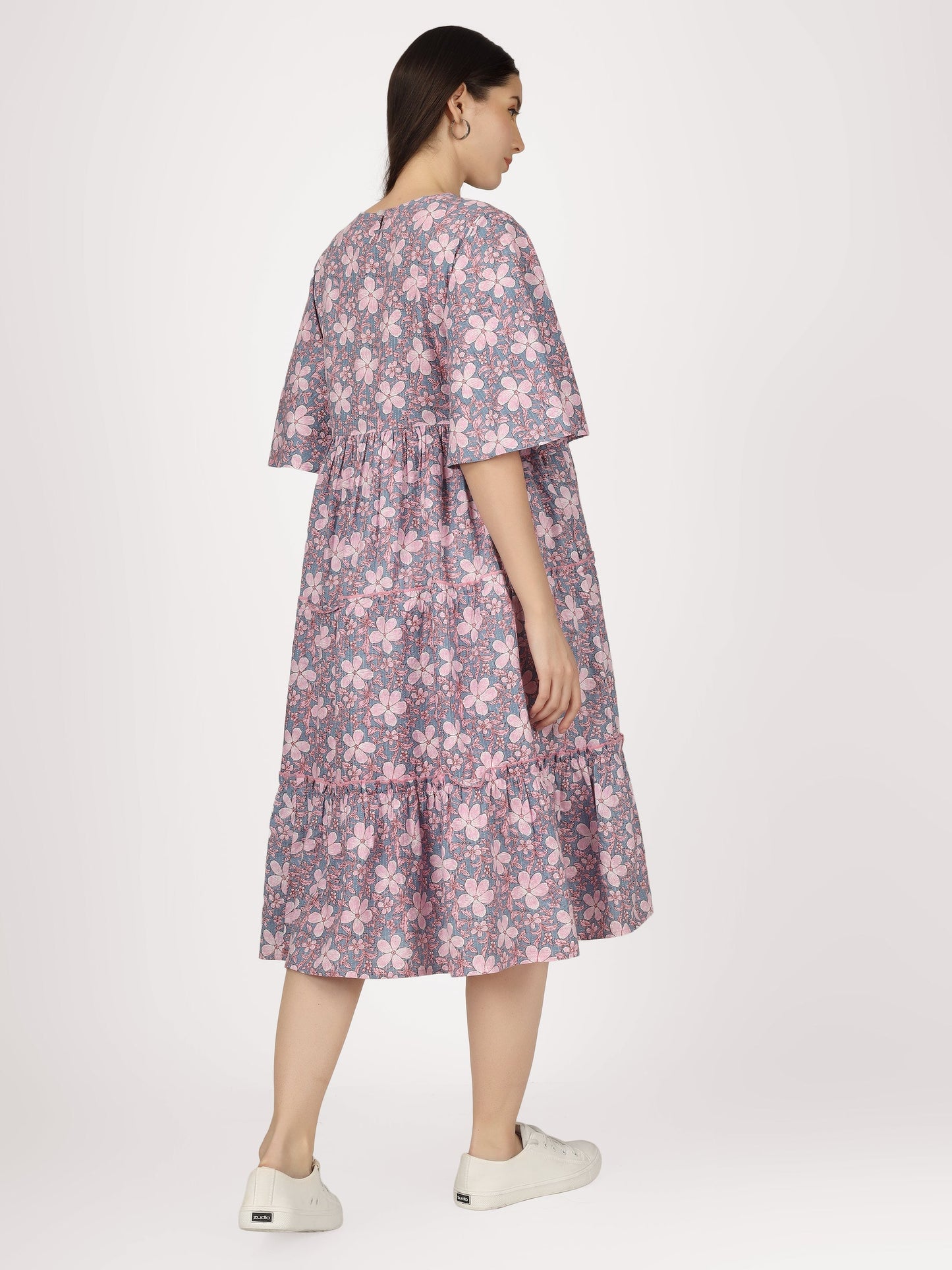 First Love Lilac  - Cotton Maternity Dress