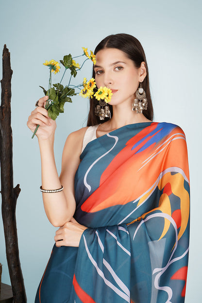Bhavika  | Hydrophobic | Water Repellent Stain Free Saree