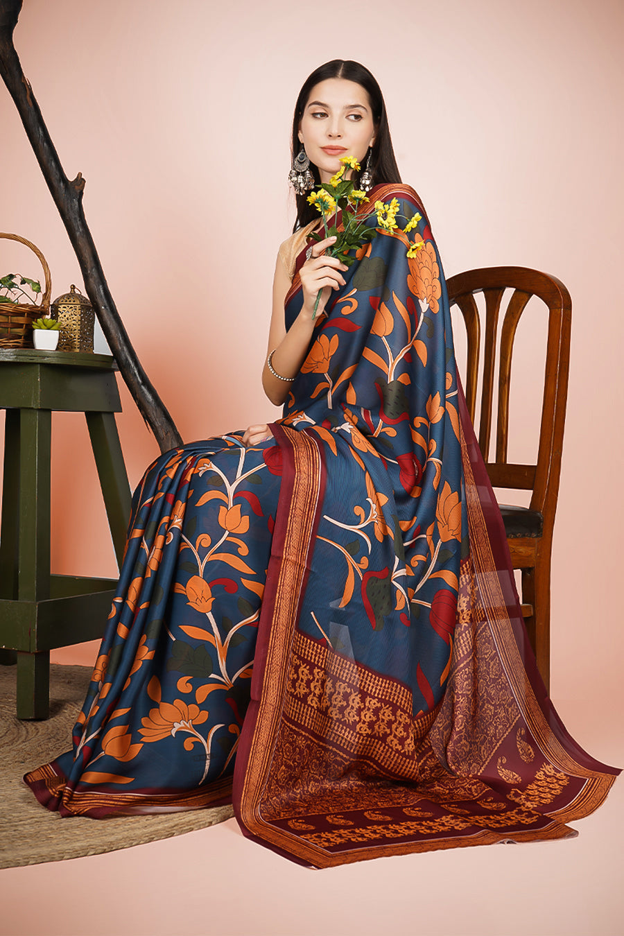 Tarangini  | Hydrophobic | Water Repellent Stain Free Saree
